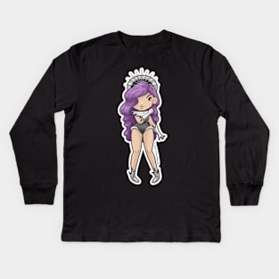 Galactic Goddess Kids Long Sleeve T-Shirt